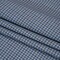 1 Yard Blue Navy and Gray Tattersall Check Wool Blend Twill Suiting Fabric 59 inch Width